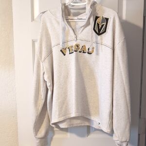 Fanatics Vegas Golden Knights White Cowl Neck Sweater